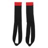 1 Pair Lifting Wrist Strap Soft Polyester Fixed Anti Slip Gym Strength Training Wrist Strap Black
