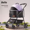 Bello Товары для питомцев Прогулочная коляска с дождевиком и съемной подушкой сиденья для собак