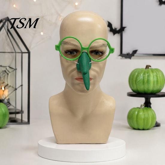 Stage Play Witch Nose Wicked for Adults, Realistic Fake Nose, Cosplay Accessory Halloween Props Costume