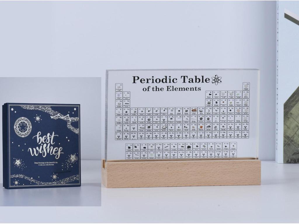 3D Periodic Table Model: Chemistry Teacher's Creative Desktop Ornament & Junior High School Educational Gift.