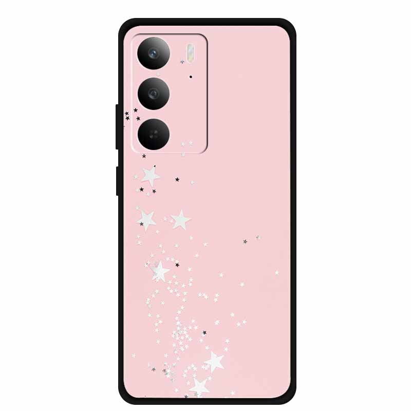 Для Realme 14x 5G Global Рождественский Чехол Мягкий Силикон Задняя Крышка с Рождественской Елкой для Чехла Realme 14x Чехол Санта-Клаус Защитный Чехол