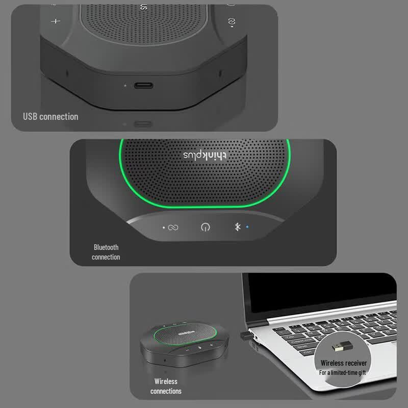 Lenovo Всенаправленный микрофон для видеоконференций Thinkplus MK-MC600 (Китайская версия)