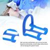100PCS Cotton Roll Holder Clip Dental Clinic Orthodontic Mouth Supplies Plastic Blue Compact