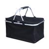 30l Foldable Picnic Bag Large Capacity Thermal Insulated Cooler Basket With Dual Carry Handles For Outdoor Camping