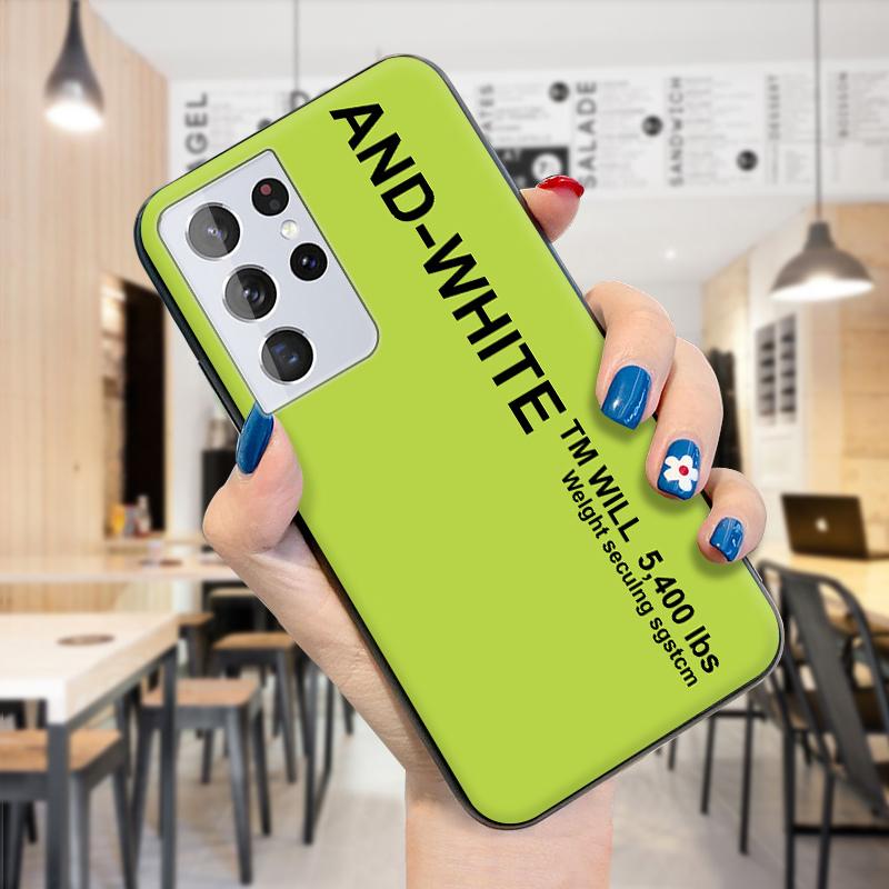 Ударопрочный тонкий сплошной цвет в полоску с надписью Мягкий силиконовый чехол из ТПУ