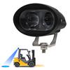 Universal LED Waterproof Forklift Warning Light Spot Safety Reversing Lamp Blue Pedestrian Warehouse Adjustable Truck 12V-80V E9