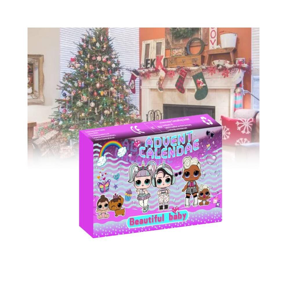 Christmas Advent Calendar Lol Surprise 24 Day Countdown Doll Blind Box Gift