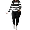 Two Piece Outfits for Women Long Sleeve Sweatsuits Jogger Matching Tracksuits Fall Casual Lounge Sets