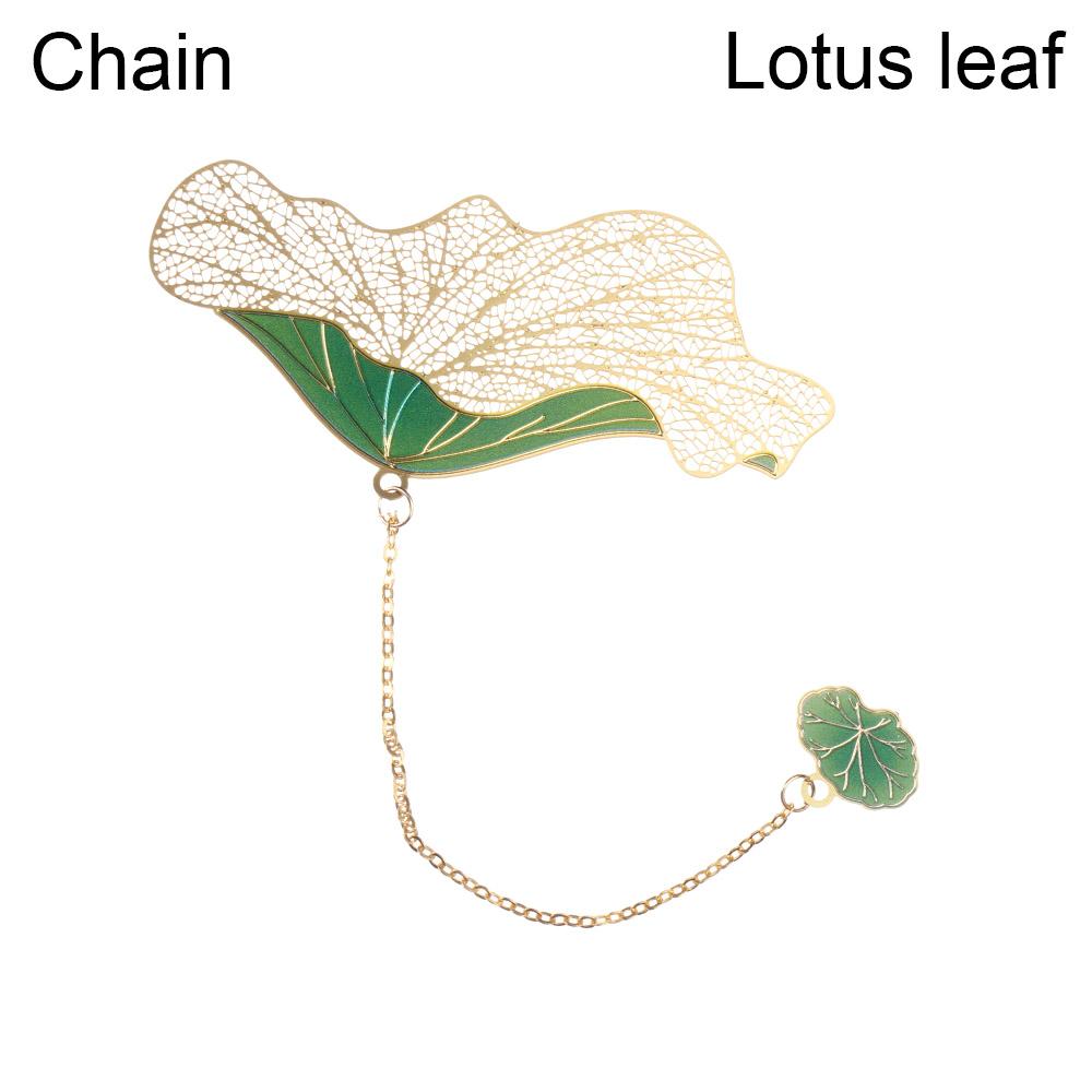 School Office Supplies Tassel Metal Pendant Hollow Painted Pagination Mark Book Clip Brass Bookmark