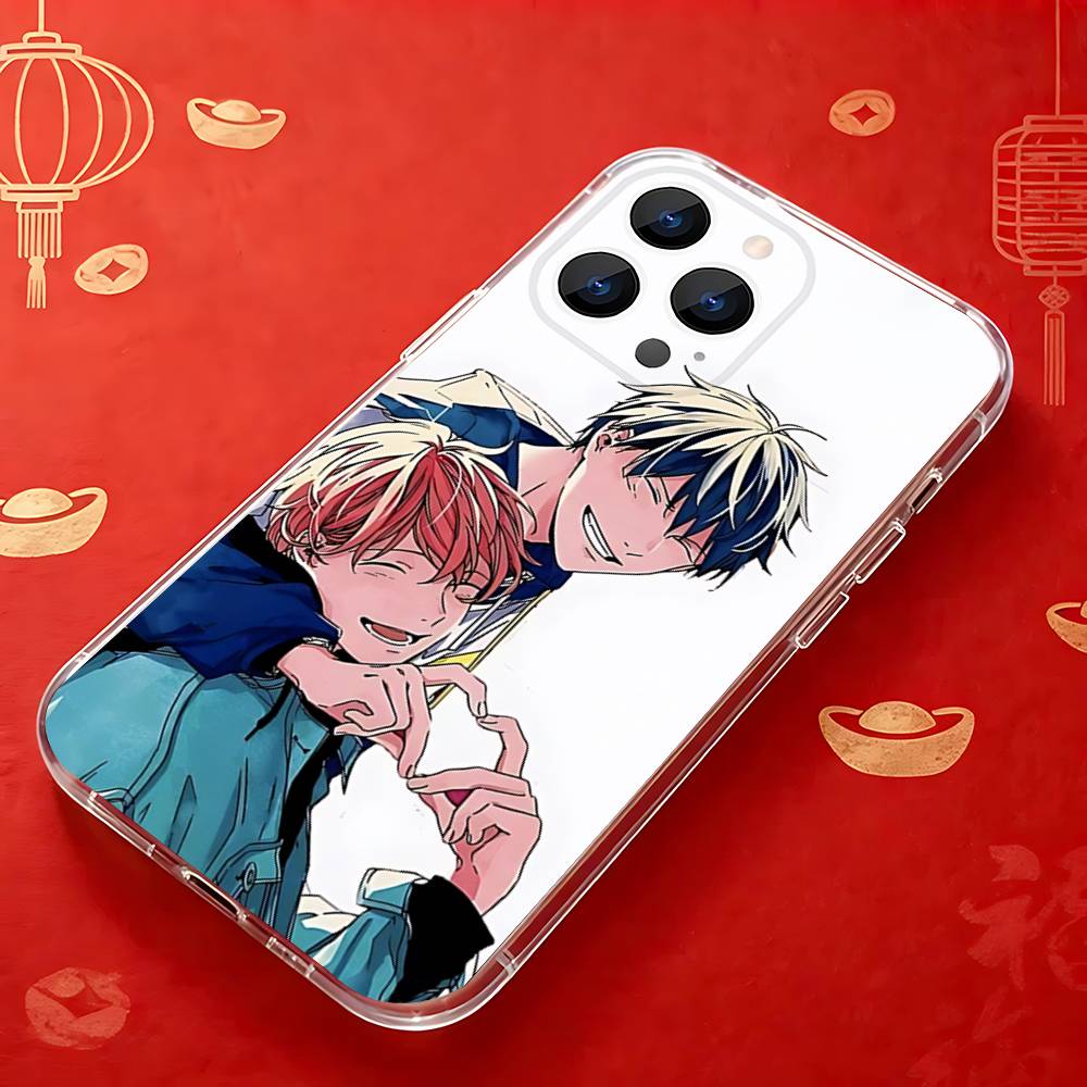 Манга G-Given Яой Аниме Прозрачный мягкий чехол для iPhone 17,16,15,14,13,12,11,Pro,Max,Plus, X,XS,XR,SE4,E Mini