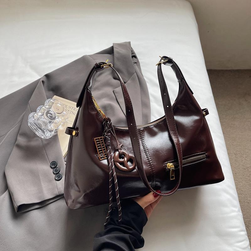 Новая трендовая сумка модная женская нишевая повседневная универсальная сумка-мессенджер в стиле ретро, сумка-тоут, сумка под мышкой