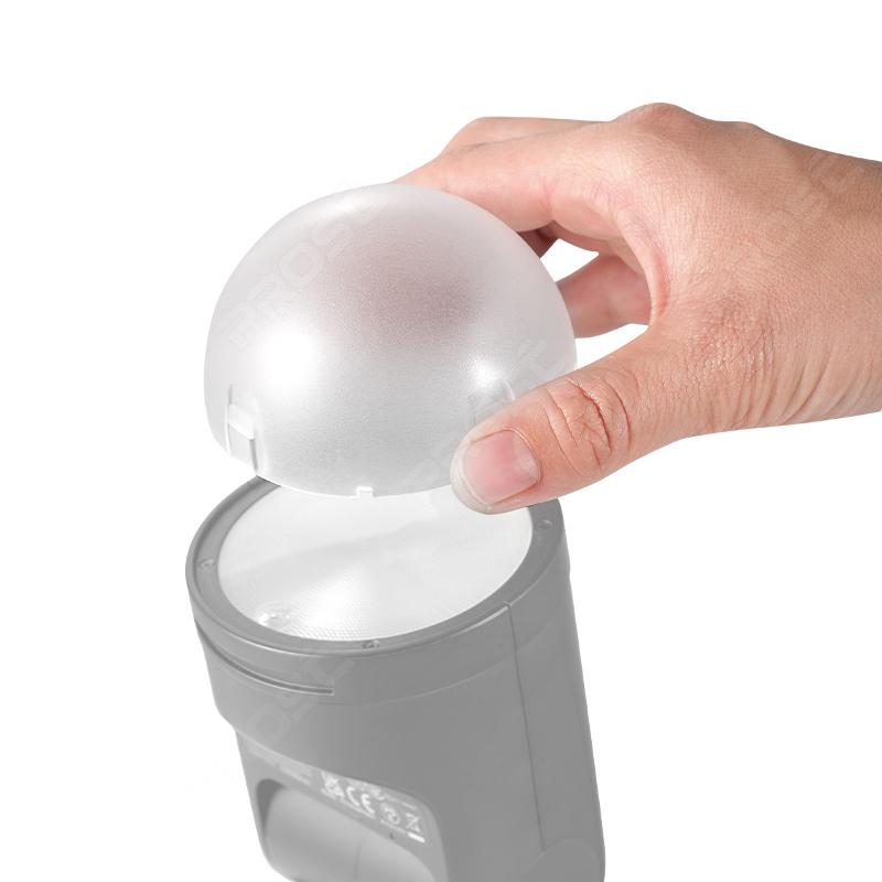 AK-R11 Dome Diffuser Replacement for Godox V1 Pro V100 AD100Pro Round-Head Flash/AD200/AD200Pro/for V1 Flash Series Spare Part
