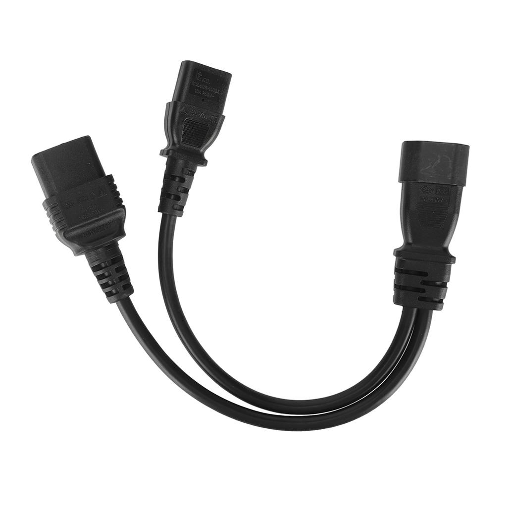 IEC320 C14 To C19 and C13 Power Cord Single IEC 320 C14 To C19 C13 Y Splitter Power Cord 10A 250V