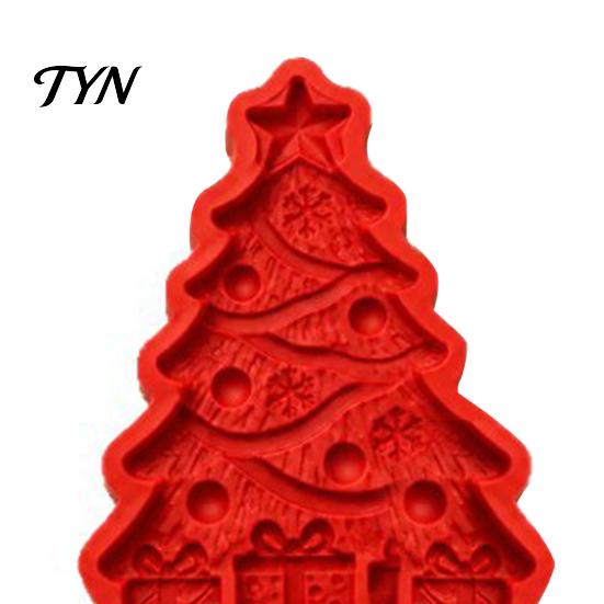 Handmade Gift Making Tools Christmas Tree Silicone Mold, Reusable Casting Resin Concrete Mold Crafting for Plaster, Cement, Soap DIY Crafts Home Decor