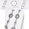 Womens Metal Waist Chain With Artistic Engraving For Multiseason Casual Wear