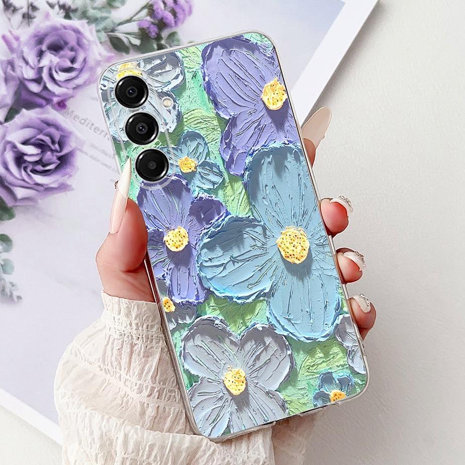 Чехол для Samsung Galaxy A17 5G SM-A176B Милый Кот Расписной Чехол 6.7'' Мягкий Силиконовый Чехол Для Samsung A17 A 17 GalaxyA17 5G Fundas