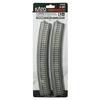 KATO HO Gauge PC Curved Track, R730-22.5, Set of 4, 2-241, Model Railroad Supplies