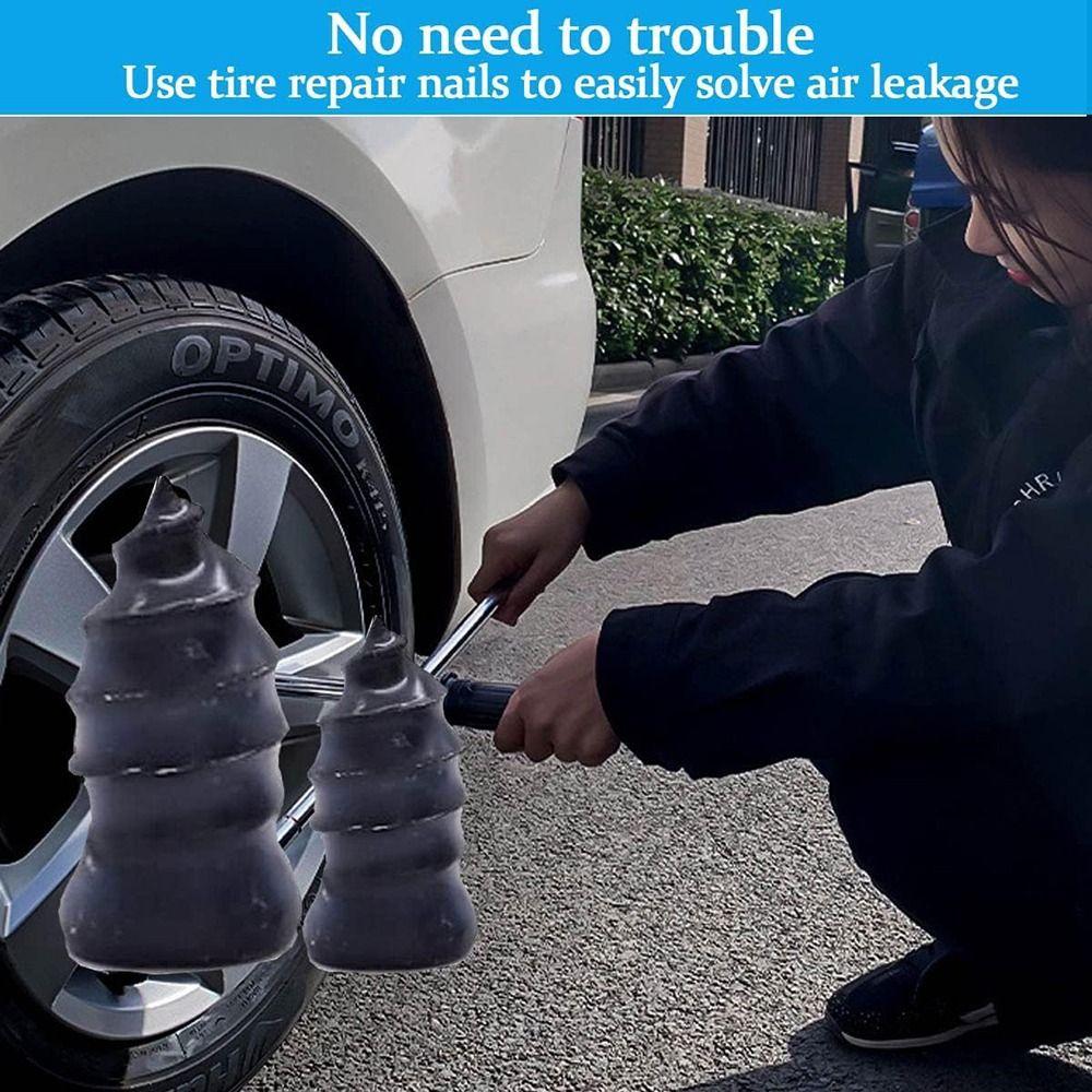 10/20Pcs Self-Service Tool Car Tyre Repair Nail Vacuum Tire Repair Rubber Nail Universal Tire