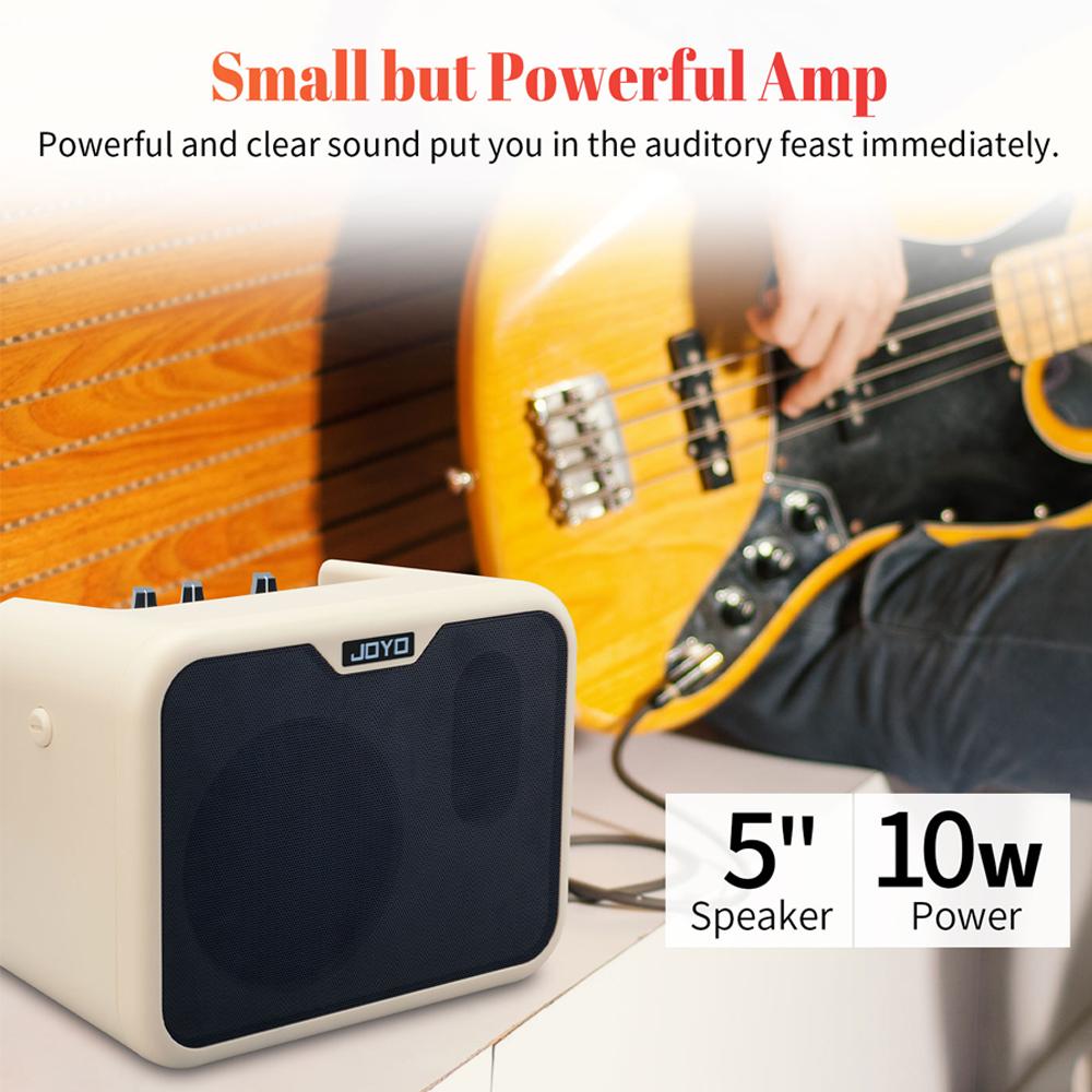 JOYO MA-10B Mini Bass Amplifier Dual Channel 10W Bass Amplifier & Speaker Combo for Bass Guitar Practice