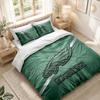 Bedding Set 1 Duvet Cover 2 Pillowcases Philadelphia Eagles Print Bedroom Home Decoration