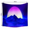 UV Fluorescent Tapestry Print Wall Hanging Art Home Decor