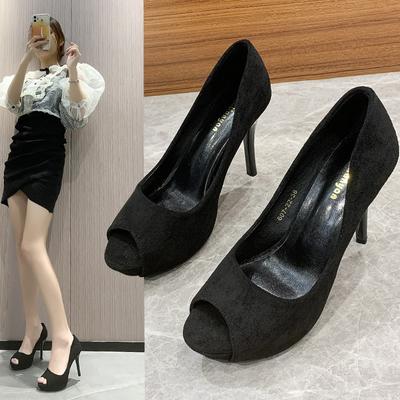 Новые модные сексуальные подиумные свадебные туфли на очень высоком каблуке на шпильке, повседневные профессиональные женские туфли на одинарной платформе