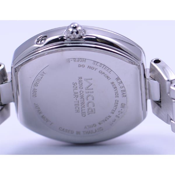 Citizen КЛ0-715-11 ( Смотреть радиоуправляемый Wicca Solar-Tech HAPPY DIARY Blooming Color Tonneau Silver)