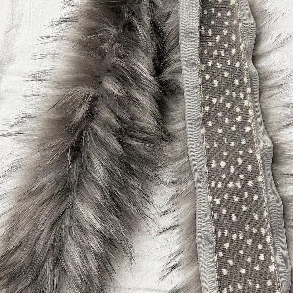 DIY Big Fur Collar 1M Hat Brim Plush Strip Fashion Artificial Fur Stripe Decoration