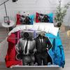 3D-принт игра Skibidi туалет Arale комплект постельного белья двуспальный двуспальный пододеяльник одеяло наволочка для мальчиков девочек взрослых спальня