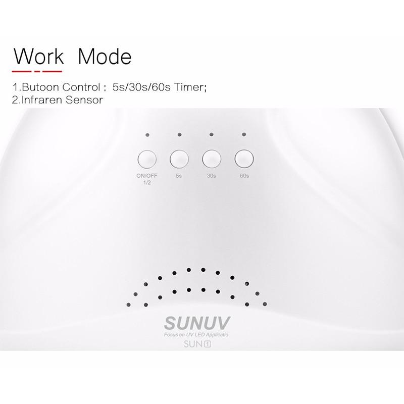 Профессиональная лампа для ногтей, 48 Вт, светодиодная УФ-лампа для маникюра, сушилка для ногтей для УФ-геля, светодиодная лампа для геля для ногтей, инфракрасная сенсорная лампа