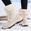 TUINANLE Warm Winter Boots Women Cotton Shoes High Top Snow Boots Fashion Mother Plush Shoes