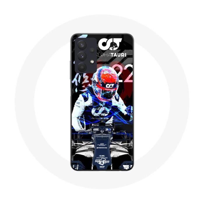 Coque Maniacase pour Samsung Galaxy A32 4G Formule 1 Yuki Tsunoda pilote automobile japonais de F1
