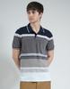 Men's Regular Fit Striped Polo T-Shirt | Half Sleeve | Collared Neck | Casual Wear T Shirt for Men's