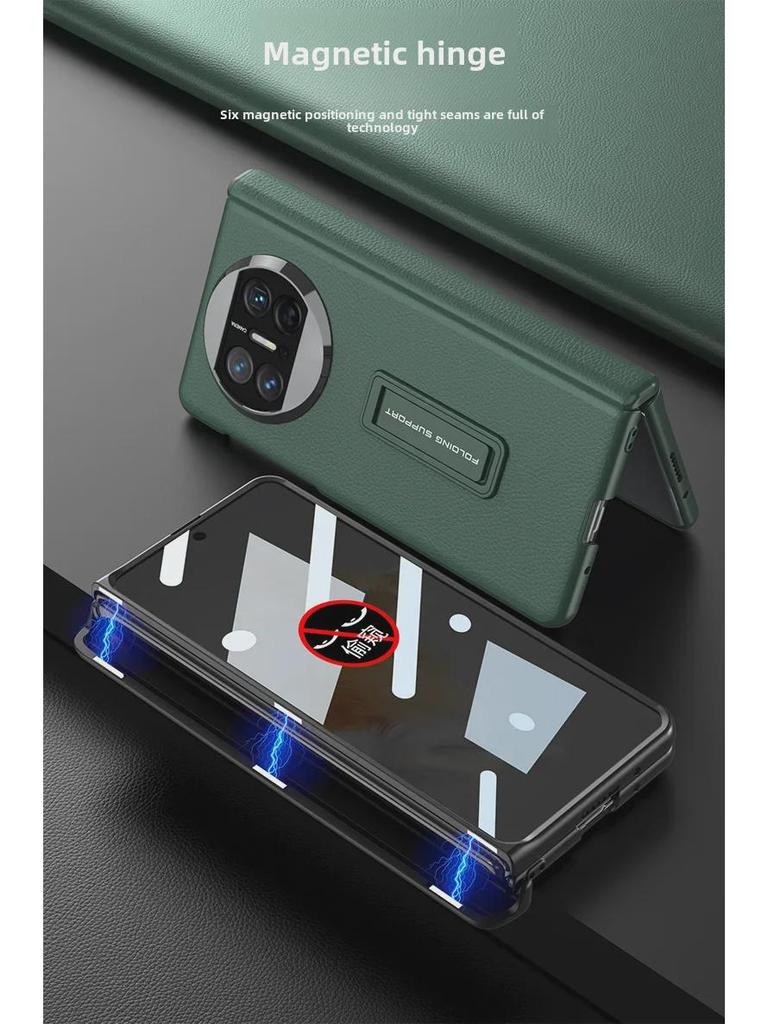 Чехол для Huawei Mate X3 Full-Cover Folding Screen из кожи для телефона — защита от писков и падений