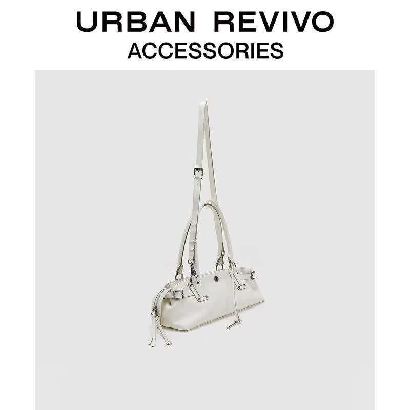 URBAN REVIVO Сумка-багет на плечо с ретро-пряжкой