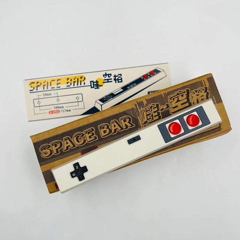 Ретро Геймпад Кейкап 6.25U Пробел Артизан Кейкап Материал ABS Для Переключателей MX Для Игровой Механической Клавиатуры Черный Белый