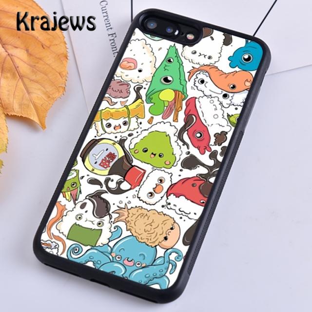 Милый Чехол-Башня Суши для Телефона iPhone 17 Air 16 15 14 plus 12 13 pro max coque Shell Fundas