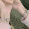 Браслет Hello Kitty Кавайный Sanrio Алмазный Милый Ювелирное изделие Аниме Периферия Ожерелье Для Друга Девушки Подарок на День Рождения