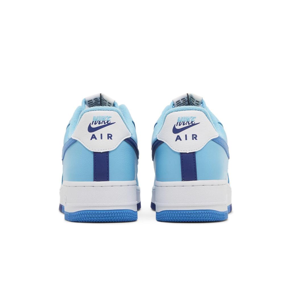 Nike Air Force 1 '07 LV8 'Split - Light Photo Blue' (Unisex) White / Deep Royal Blue / Baltic Blue / Light Photo Blue Skate Shoes DZ2522 100