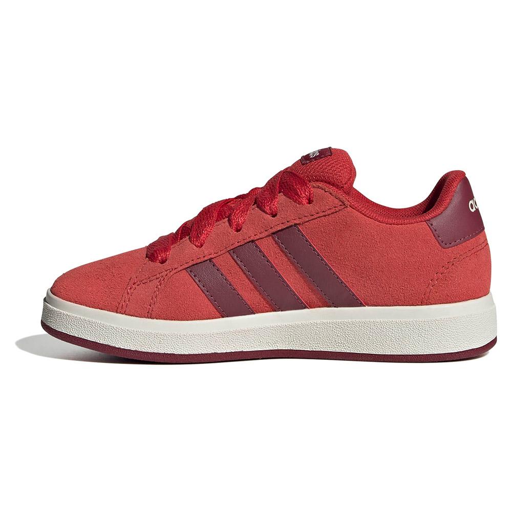 adidas Кроссовки Grand Court 00-х замша кожа красные