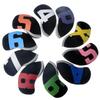 10pcs/set New Golf Iron Head Cover Golf Iron Cover 4 5 6 7 8 9 P A S X Waterproof Neoprene Golf Accessories 5