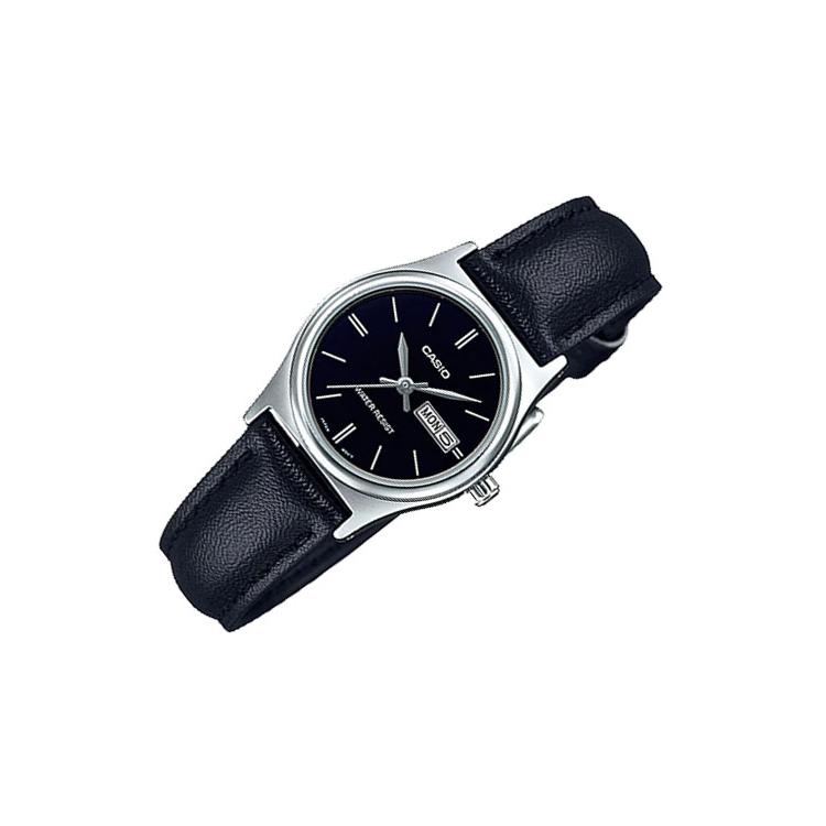Casio Женские часы стандартной серии Черные LTP-V006L-1B2 LTP-V006L-1B2