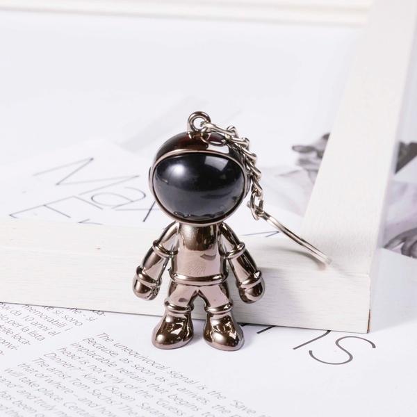 3D Fashion Astronaut Keychain Space Robot Spaceman Keychain KTY