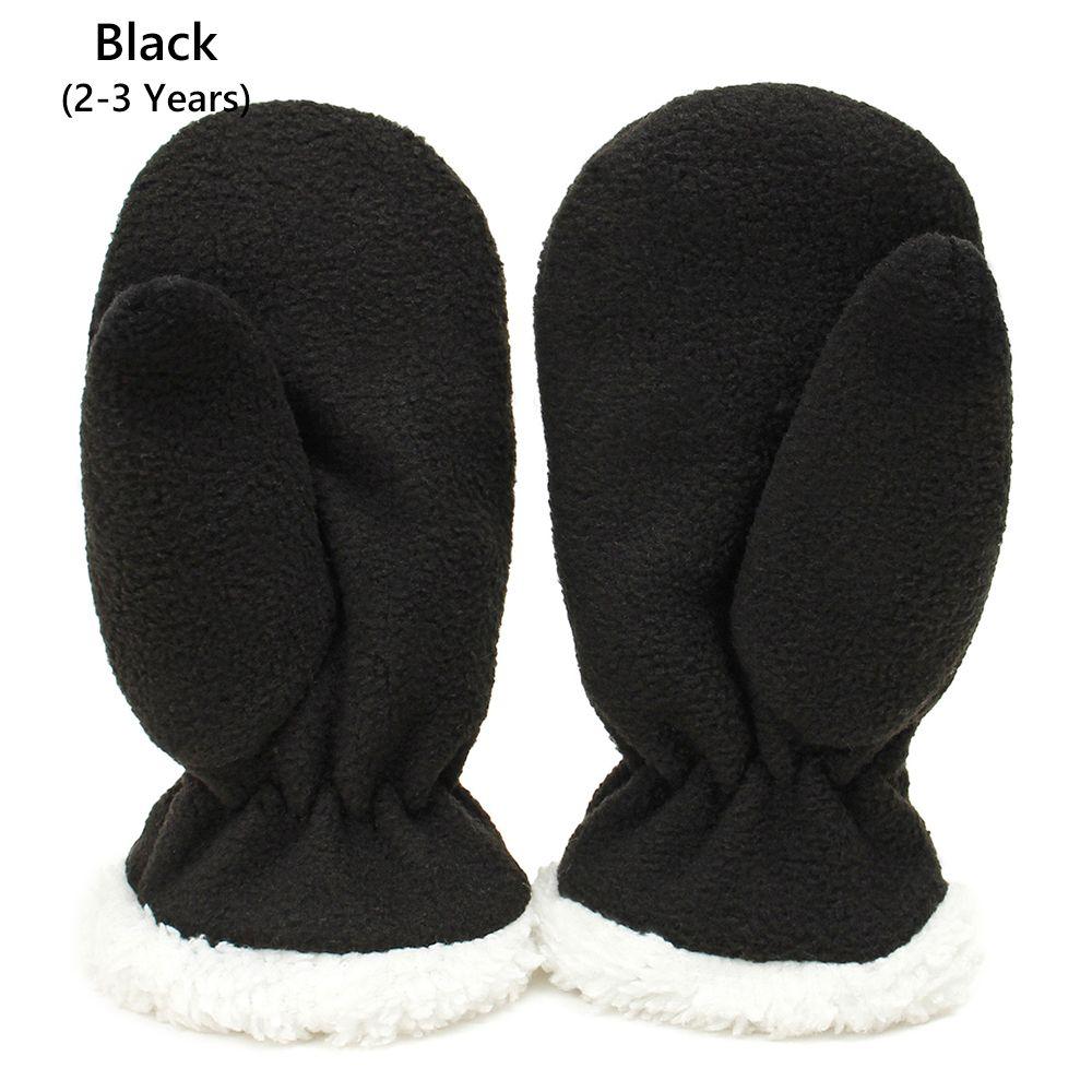 Зимние детские перчатки из поларфлиса, легко надеваются, с флисовой подкладкой, варежки из поларфлиса, варежки для малышей