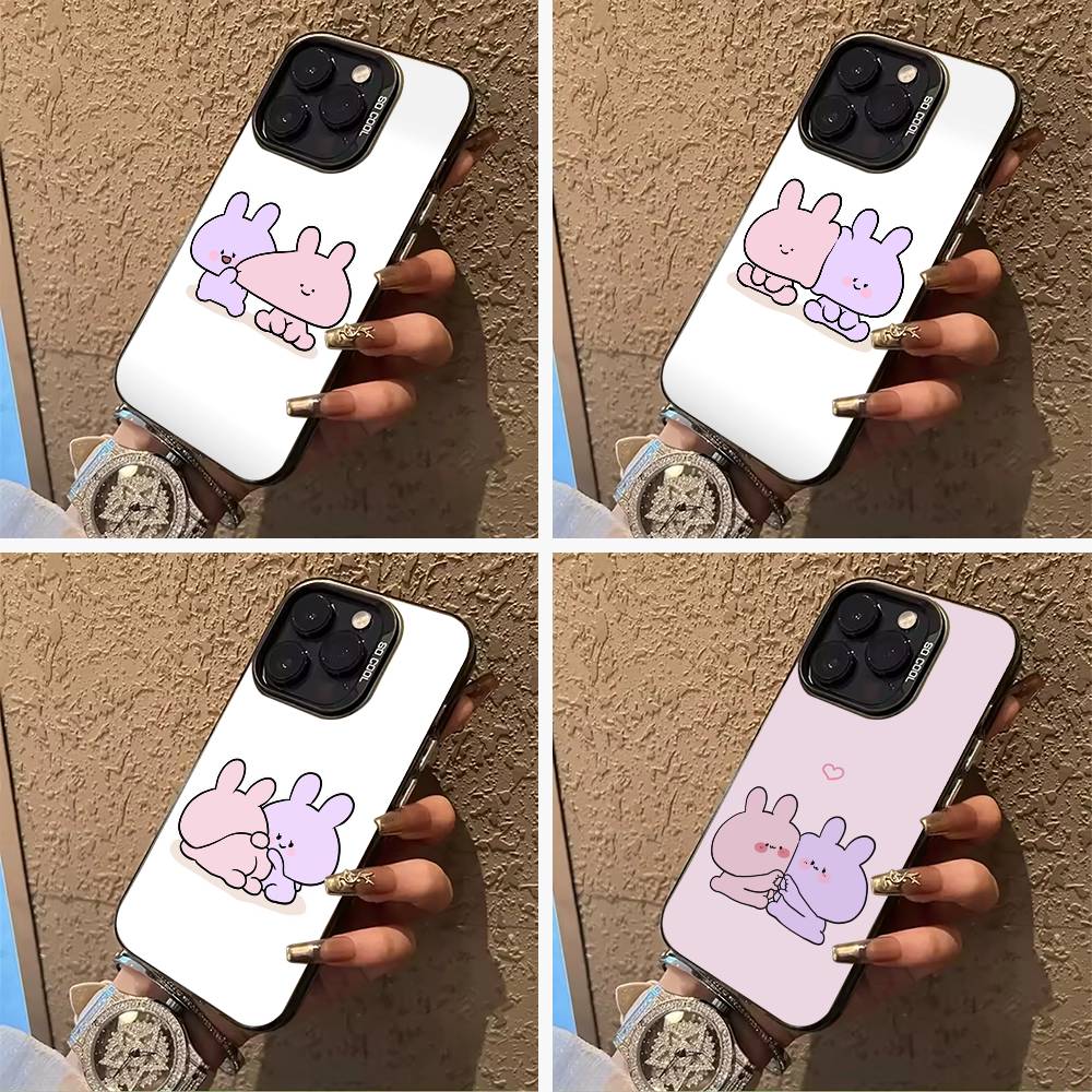C-A-Cartoon -a-Asamimichan Phone Case For iPhone 17,16,15,14,13,12,11 Plus Pro Max Colored Silver Phone Case
