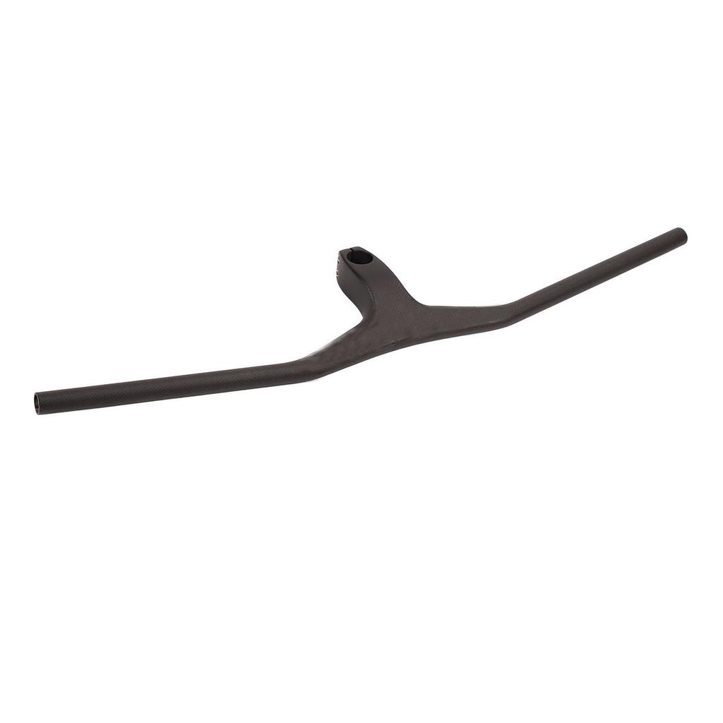 Велосипедный прямой руль из углеродного волокна с отрицательным углом 17 градусов, цельный прямой руль для горного и шоссейного велосипеда