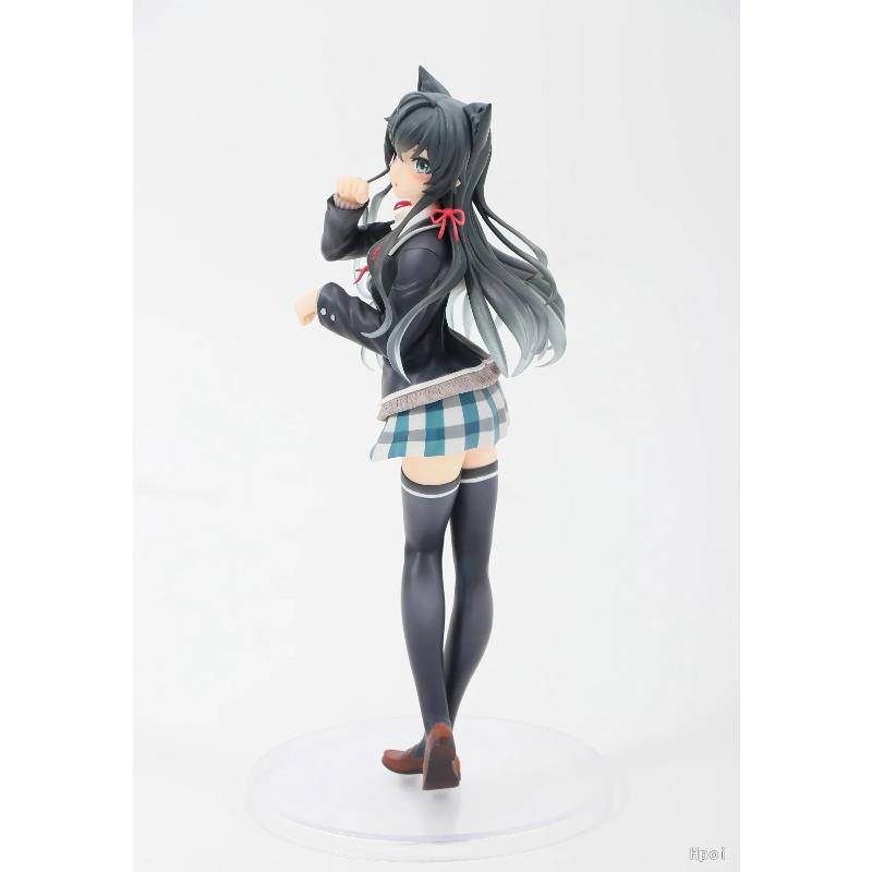 20СМ Аниме Юкиношита Юкино Фигурка Yahari Ore Seishun Love Comedy Machigatteiru Zoku Кошачьи ушки Форма Вер Модель Игрушка для детей Развлекательная