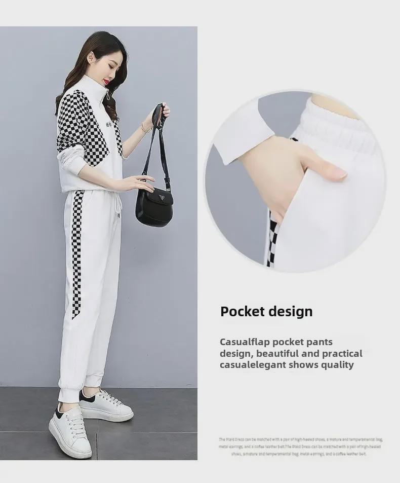 Женская мода: Сезонные костюмы и спортивная одежда — весенние, осенние, зимние толстовки и брюки, замедляющие старение