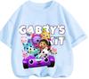 Lightweight Short Sleeve T Shirt Gabbys Dollhouse Cute Kawaii Print Casual Daily Street Clothes Kids Boys Girls 3 14 Years