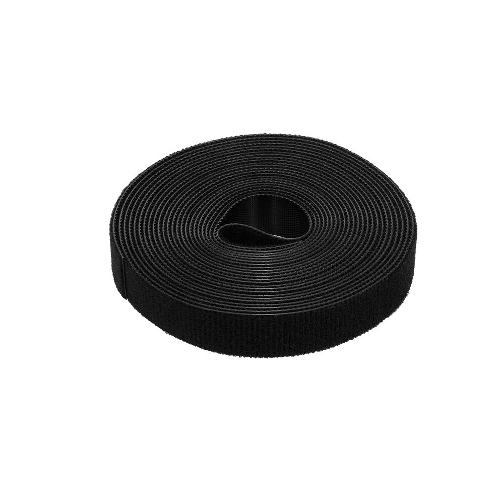 1 Roll Self Adhesive Reusable Cable Tie Nylon Fastener Hook & Strap Cord Ties 2cm x 5m